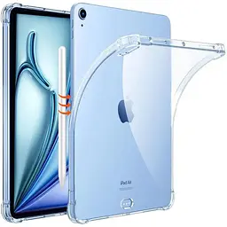 Чохол-накладка CDK для Apple iPad Air 13" M3 2025 | Silicone Corner Air Bag (017972) clear