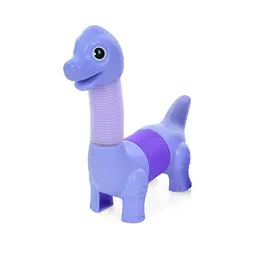 Дитяча іграшка-антистрес "Динозаврик" Bambi SS-8024(Violet-1) зі світловими ефектами
