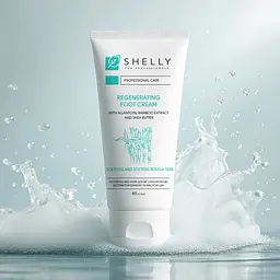 Регенеруючий крем для ніг Shelly з алантоїном, екстрактом бамбуку та маслом ши 45 мл - мініатюра 4