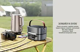 Портативна зарядна станція Remax RPP515 300W 70000mAh Output 220В - мініатюра 6