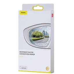 Плівка антидощок для дзеркал авто Baseus 0.15mm Rainproof Film (Oval 2 pcs/pack 135x95mm) SGFY-C02 - мініатюра 4