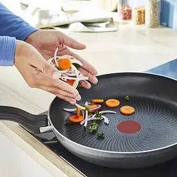Сковорода Tefal з кришкою So' Light 24см алюміній бакеліт скло чорний kuh0014407 - мініатюра 7