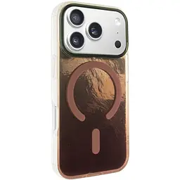 Чохол TPU Shiny Mountain (MagFit) для Apple iPhone 17 Pro Max (6.9) Chocolate