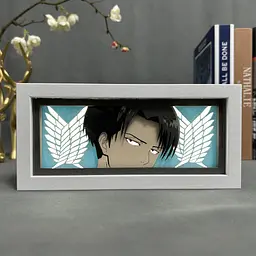 Світильник нічник 3D Атака титанів Леві Аккерман Attack on Titan Levi Ackerman 20 см NL3D AT LA