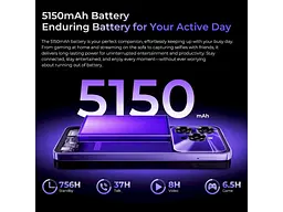 Смартфон Oukitel C6 5G 12/512GB Purple - мініатюра 7