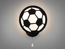Світильник настінний LED Diasha 8065/1BK Футбольний м'яч, 16W, 935 лм, метал, акрил, сучасний стиль для дітей