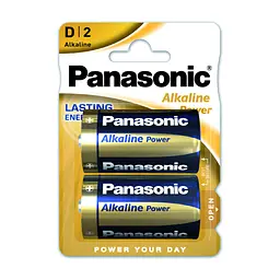 Батарейка Panasonic D LR20 Alkaline Power x 2 (LR20REB/2BP)