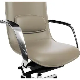 Офісне крісло GT Racer X-003F Leather, темно-бежеве (X-003F LEATHER Dark Beige) - мініатюра 7