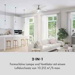 Стельовий вентилятор Klarstein Bolero 2-в-1 (10034683) - мініатюра 6
