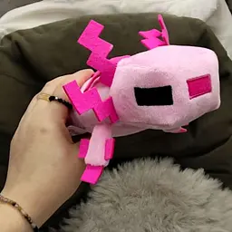 М’яка іграшка Minecraft/Майнкрафт. Аксолотль (21 см) - мініатюра 2