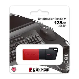 Накопичувач 128GB USB 3.2 Type-A Gen1 DT Exodia M Kingston teh0013411 - мініатюра 7