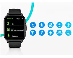 Смарт-годинник Smart Watch Black Shark GT-3 Neo Black 2.01 (296x240) TFT 250 мА·год - мініатюра 10