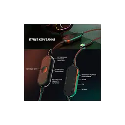 Навушники Fifine H6 RGB 7.1 Black (H6) - мініатюра 7