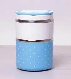 Ланч-бокс 2 ємності Kamille Ø11.5х17.5 см kuh0009674 - мініатюра 5