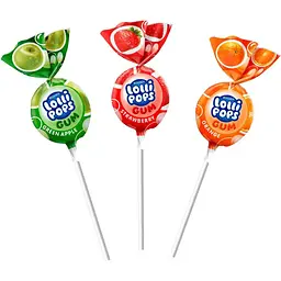 Карамельні цукерки Roshen Lollipops GUM Фруктовий мікс 920 г - мініатюра 2