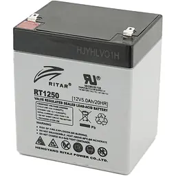 Акумулятор Ritar AGM 12V (12V/5Ah/60Wh) (RT1250) [125664] - мініатюра 3