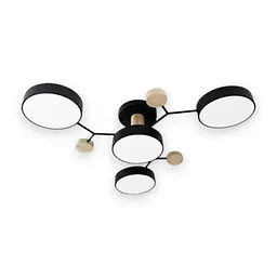 Світлодіодна LED люстра Linisoln Dim 9609/3+1BK