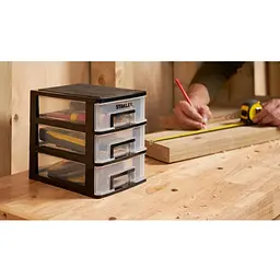Ящик Stanley Essential S вертикальний з 3 висувними секціями пластмасовий 21.5x15.1x18.9 см (STST40710-1) - мініатюра 3