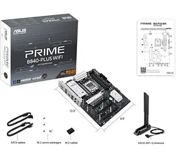 Материнська плата ASUS PRIME B840-PLUS WIFI (PRIME B840-PLUS WIFI) (Socket AM5, AMD B840, ATX) - мініатюра 7