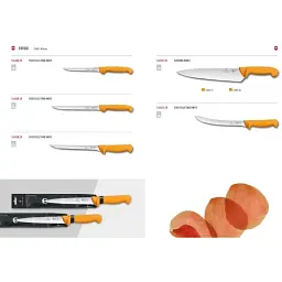 Кухонний ніж Victorinox Swibo Fish Filleting гнучкий лезо 20см з жовт. ручкою - мініатюра 2