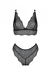 Комплект Passion AMBERLY SET black, XXL/XXXL, бралет і трусики бразиліана - мініатюра 3