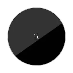 Бездротовий зарядний пристрій Baseus Simple Wireless Charger Black [WXJK-B01] [67862] - мініатюра 2