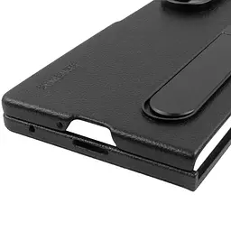 Шкіряний чохол Leather Case (AAA) with stand для Samsung Galaxy Z Fold7 Black - мініатюра 6