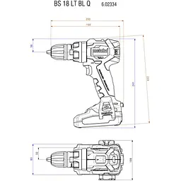Дриль-шуруповерт Metabo BS 18 LT BL Quick (602334800) [135537] - мініатюра 3