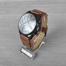 Чоловічий класичний годинник Skmei 9165 Brown-Brown - мініатюра 7