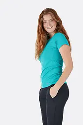 Футболка Rab Force SS Tee wmns 14 Бірюзовий