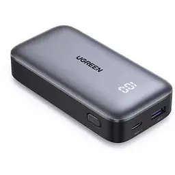 Батарея универсальная Ugreen 10000 mAh 30W Fast Charging Grey-black (U_25185)
