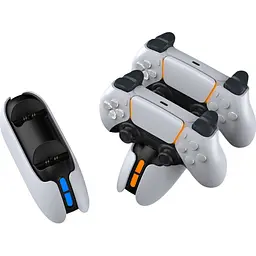 Зарядна станція Dobe Dual TP5-05103 для PS5 DualSense White [165290] - мініатюра 6