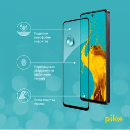 Скло захисне Piko Full Glue Oppo A3x Black (1283126598678) - мініатюра 4