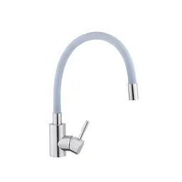 Змішувач для кухні з гнучким виливом Kroner KRP Edelstahl Klassisch - ESG035GRA CV024354 Хром матовий - мініатюра 4