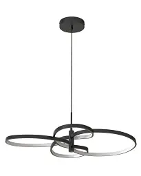 Підвісний світильник, люстра Goldlux 335982 Ribbon LED 1x37W 4000K 5700Lm IP20 чорний