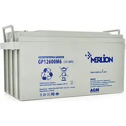 Акумулятор Merlion AGM GP12600M6 12V60Ah