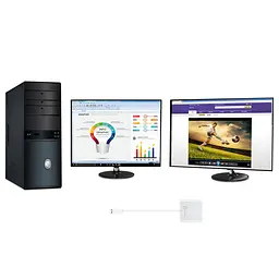 Адаптер J5create USB-A - 2 HDMI (M/F), Silver (JUA365-N) - мініатюра 6