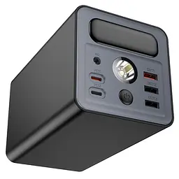 Портативна батарея Powerbank Hoco J138 Distant 22.5W+PD20W+DC12V 60000mAh Black - мініатюра 2