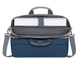Сумка для ноутбука RIVACASE 7532 15.6 Grey/Dark blue (7532 (Grey/Dark blue)) - мініатюра 2