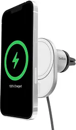 Belkin Автомобільний тримач смартфона Belkin Qi2 з бездротовою зарядкою (дефлектор) - мініатюра 3