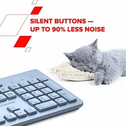 Клавіатура Canyon HKB-W01 UK/US AAA Wireless Blue (CNS-HKBW01BL) - мініатюра 7