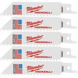 Полотно для шабельних пил MILWAUKEE, 100х4,2мм, (5шт), (метал)