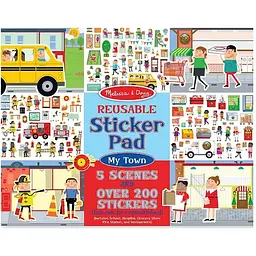 Набір наліпок Melissa & Doug Моє місто багаторазові (MD19114)