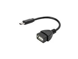 Кабель Vinga USB 2.0 - Type-C (VCPDCOTGTCBK)