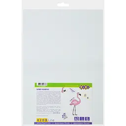 Фоаміран KIDS Line, 1 мм, Білий, А3, 5 аркушів в упаковці