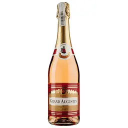 Вино ігристе Grand Augustin Rose, рожеве, брют, 0,75 л