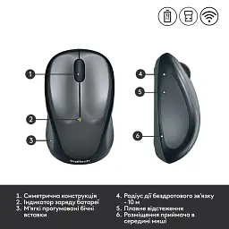Мишка Logitech M235 Red (910-002496) - мініатюра 6