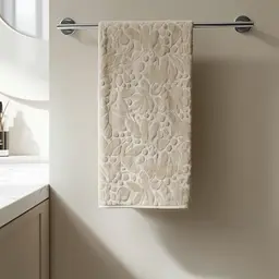 Рушник для ванної кімнати 50x90 см бавовняний бежевий Colorful Home - мініатюра 2