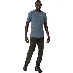 Футболка Salewa Puez Sporty Dry M T-Shirt 48/M Blue - мініатюра 5