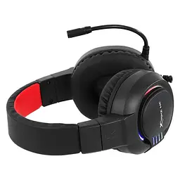 Дротова ігрова гарнітура Xtrike Me Gaming RGB Backlight GH-405, 2х3.5mm, USB, 2m, black - мініатюра 4